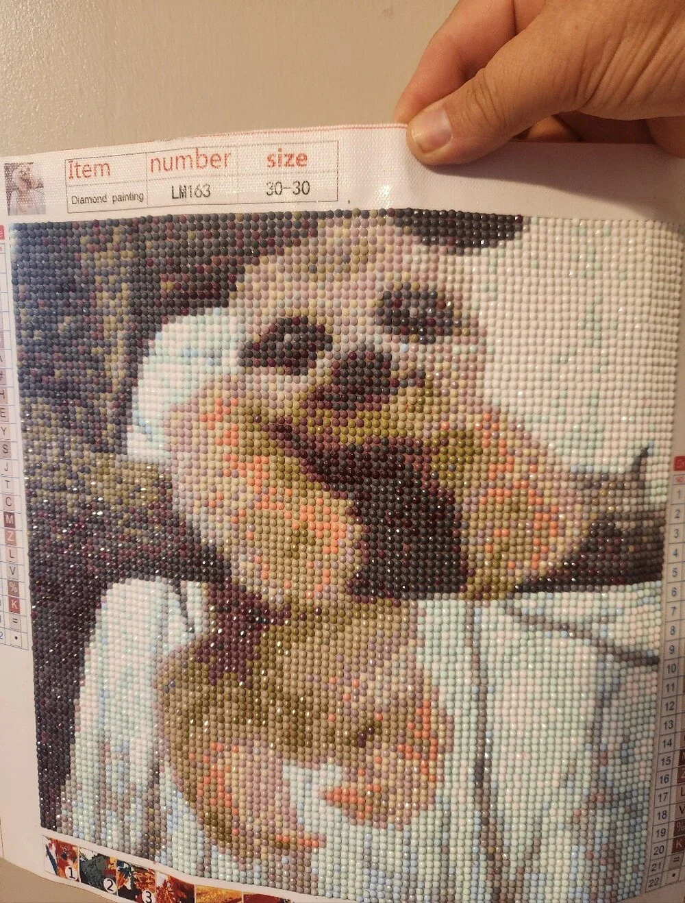 Diamond Painting Cute Sloth Mosaic - Multicolor Completef